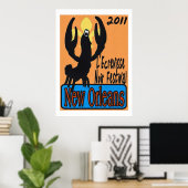 レクレヴィセノワール2011ニューオーリンズ ポスター (ホームオフィス)