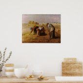 レグラネウス1857年ジャン=フランソワ・ミレー ポスター (キッチン)