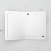 レグワーマーズの上品な猫グリーティングカード カード (内部)