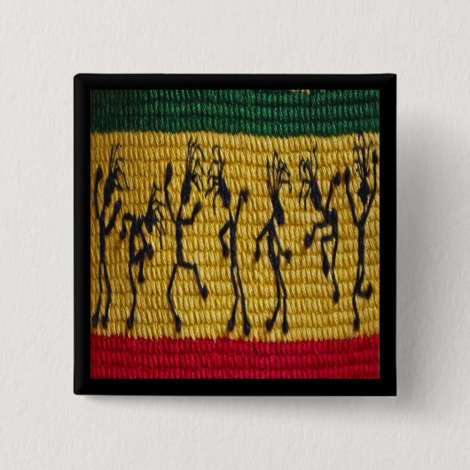 レゲエのダンスボタン 缶バッジ (正面)