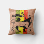 レゲエのライオン クッション (裏面)