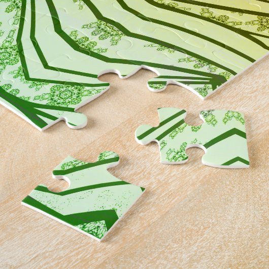 レゲエのラスタ音楽種族のプリントの美しい ジグソーパズル (側面)