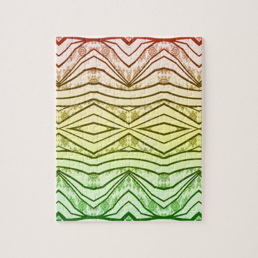 レゲエのラスタ音楽種族のプリントの美しい ジグソーパズル (縦)