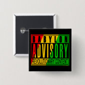 レゲエのラスタ 缶バッジ (正面&裏面)