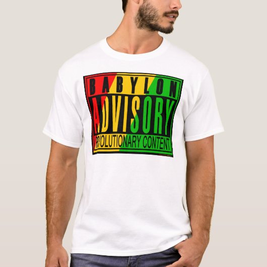 レゲエのラスタ Tシャツ (正面)