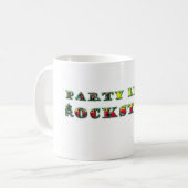 レゲエの星のマグ コーヒーマグカップ (正面左)