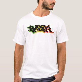 レゲエの色および黒のRasta Shirtグラーフ Tシャツ