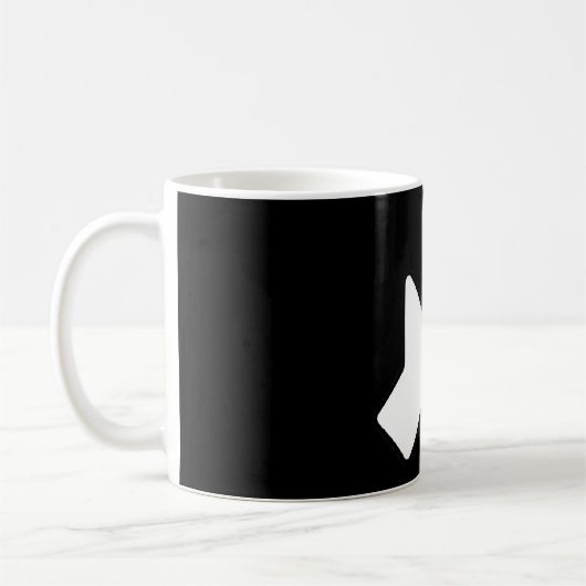 レゲエはマグを聞きます コーヒーマグカップ (左)