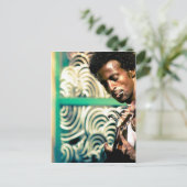 レゲエギターマン ポストカード (スタンド正面)