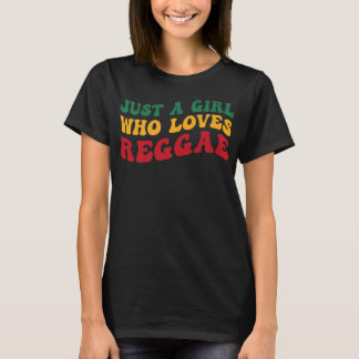 レゲエグルーヴィー女性を愛しているだけの女の子ラスタPr Tシャツ