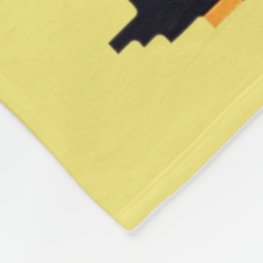 レゲエサンタドラマーおもしろいピクセルアートクリスマスミュージック フリースブランケット (角)