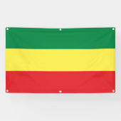 レゲエジャラスタファリムーブメントラスタファリアンバナー 横断幕 (横)