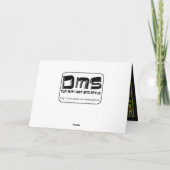 レゲエダンスハッピーバースデーカード カード (裏面)