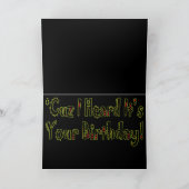 レゲエダンスバースデーカード カード (内部)