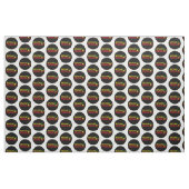 レゲエデザインと平和のシンボル ファブリック (ファットクウォーター)