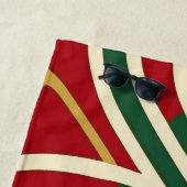 レゲエトリバルポップ・アートのアート ビーチタオル (インサイチュ)