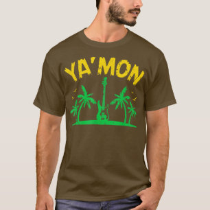 レゲエバスギタープレイヤーヤモン Tシャツ