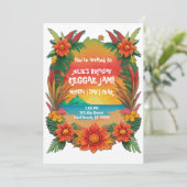 レゲエパーティー招待状 招待状 (スタンド正面)