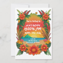 レゲエパーティー招待状