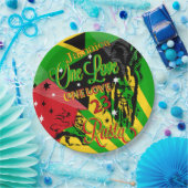 レゲエパーティー紙プレート ペーパープレート (パーティー)