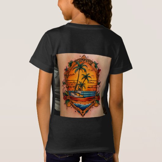 レゲエビーチタトゥーフュージョン Tシャツ (裏面)