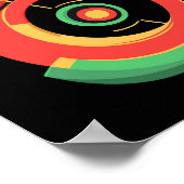 レゲエミュージッククレフ、 音符記号 ポスター (角)