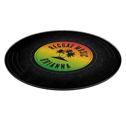レゲエミュージックレコードラスタシェフ カッティングボード (角)