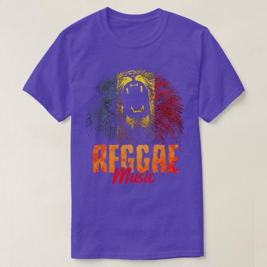 レゲエミュージック7 Tシャツ (デザイン正面)