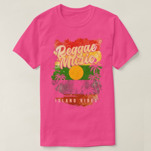 レゲエミュージック8 Tシャツ (デザイン正面)