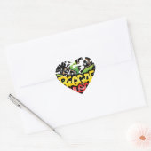 レゲエミュージック ハートシール (封筒)