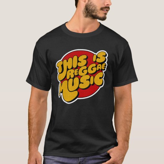 レゲエミュージック Tシャツ (正面)