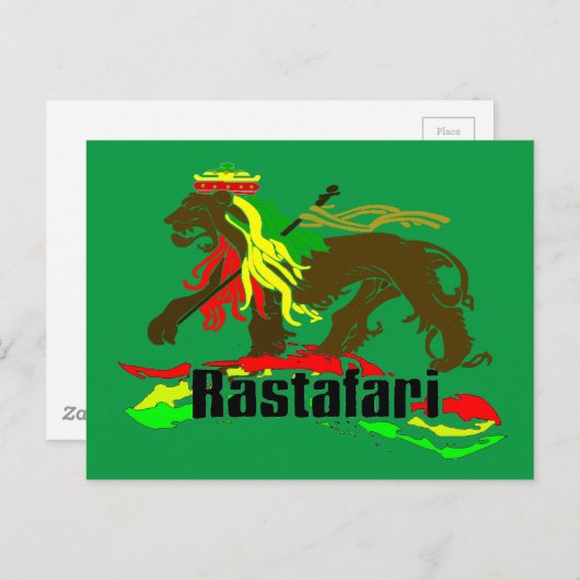 レゲエラスタアイアン、ライオン、ジオン2 ポストカード (正面/裏面)