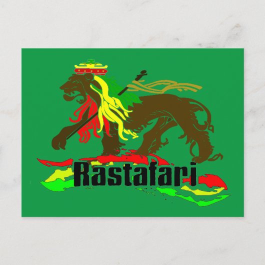 レゲエラスタアイアン、ライオン、ジオン2 ポストカード (正面)