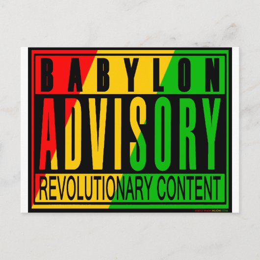 レゲエラスタ ポストカード (正面)