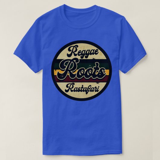 レゲエルーツラスタファリ Tシャツ (デザイン正面)