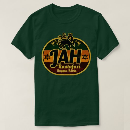 レゲエルーツラスタラベル Tシャツ (デザイン正面)