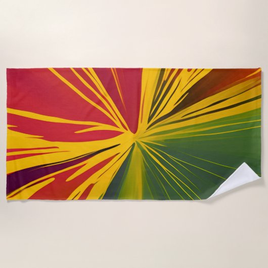 レゲエレイズ ビーチタオル (正面)