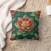 レゲエロータスフラワー クッション (ブランケット)