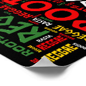 レゲエワードアート ポスター (角)