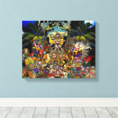 レゲエ宇宙 キャンバスプリント (インサイチュ (ウッドフロア))