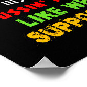 レゲエ引用文 ポスター (角)