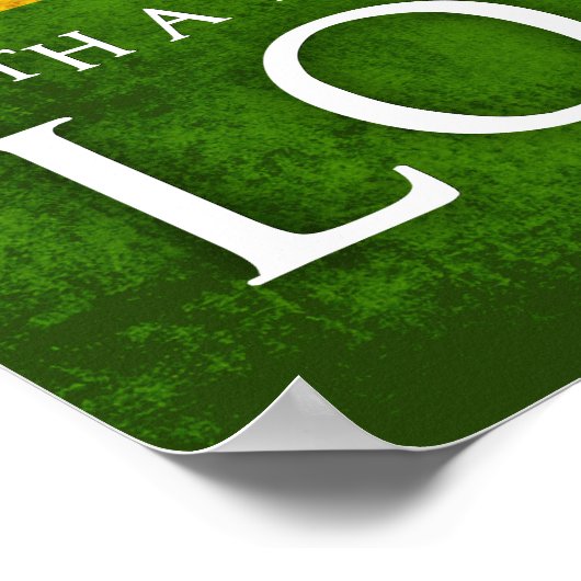 レゲエ引用文 ポスター (角)