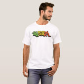 レゲエ色のRasta Shirtグラーフ Tシャツ (正面フル)