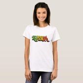 レゲエ色のRasta Shirtグラーフ Tシャツ (正面フル)