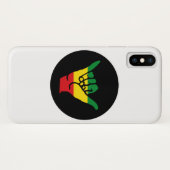 レゲエ色釈迦手 Case-Mate iPhoneケース (裏面(横))