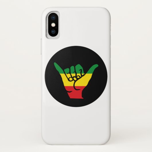 レゲエ色釈迦手 Case-Mate iPhoneケース (裏面)