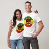 レゲエ釈迦手と引用文前向き Tシャツ (ユニセックス)