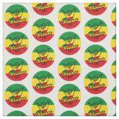 レゲエ釈迦手（レゲエの色） ファブリック (見本)