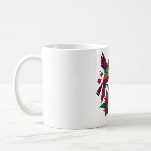 レゲエ鳥3羽 コーヒーマグカップ (左)