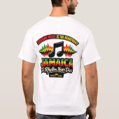 レゲエ デザイン メンズTシャツ Tシャツ (裏面)